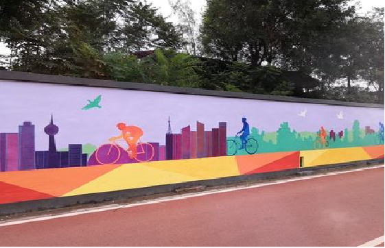 邵原墙体彩绘-围墙