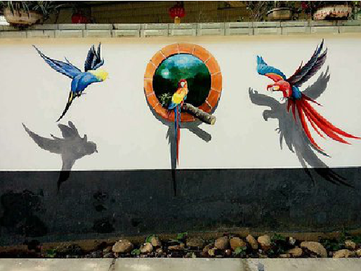 邵原视觉错位-3D墙绘设计