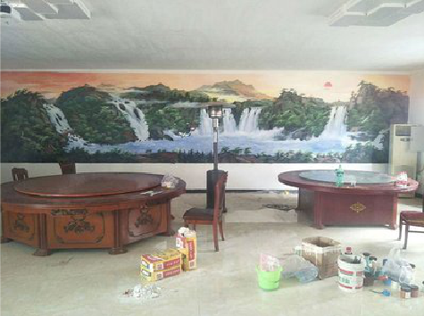 邵原墙绘-写实风景